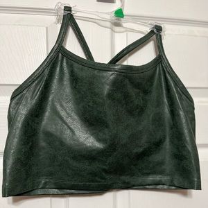 OFFLINE By Aerie The Hugger Crackle Racerback Sports Bra